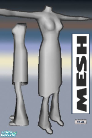 Sims 2 — YA-AF FS01 - MESH by SaeraMaples — Fashion Set for Young Adult & Adult Female sims. Create many different