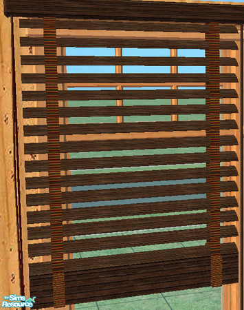 Sims 2 — TC 72 Out of Africa bedroom -  Blinds by H3wwy — Listen... Can you hear the heavy footsteps of the elephants