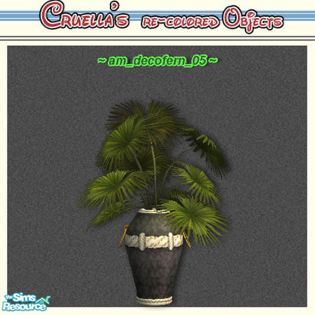 Sims 2 — am_DecoFern - Am Decofern 05 by Cruella — 