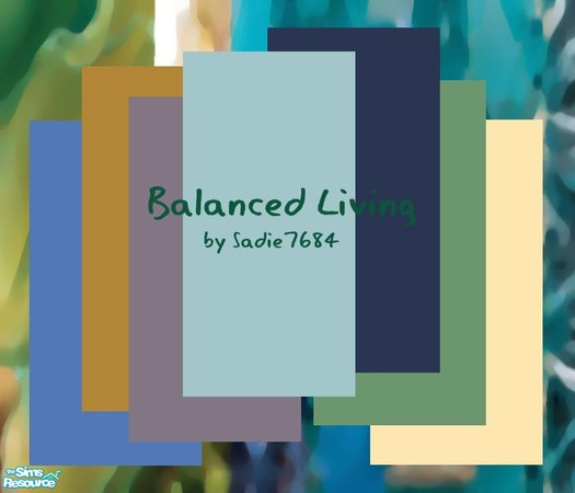 Sims 2 — Balanced Living by sadie7684 — Paint for your sims.