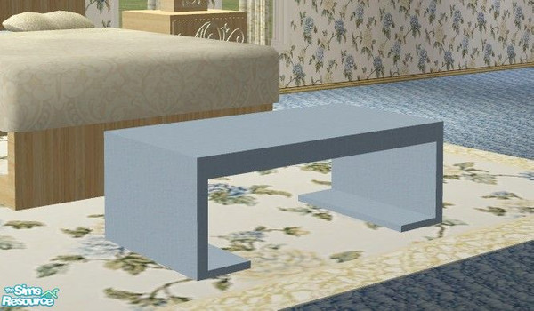 Sims 2 — Breeze Bedroom - Bench by Riverwillows — Light and airy, the Breeze Bedroom is the perfect place for your sims
