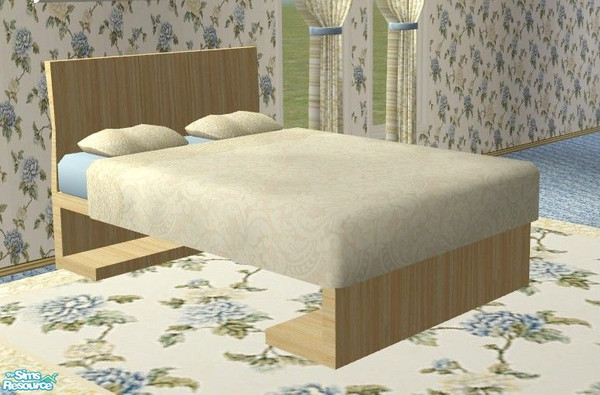Sims 2 — Breeze Bedroom - Bedframe by Riverwillows — Light and airy, the Breeze Bedroom is the perfect place for your