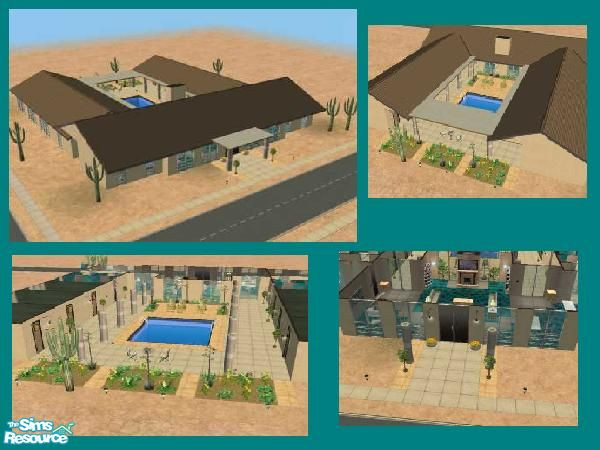 Sims 2 — Encharada Dorm by daisylee — A modern and colorful dorm for your young Sims. 6 rooms. Apply early as always very