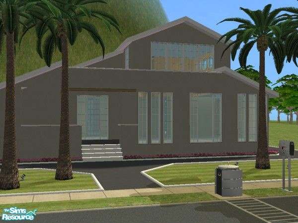 Sims 2 — Tokyo House by doram — This is a small stylish house for a single sim or a small family. It\'s perfect if your