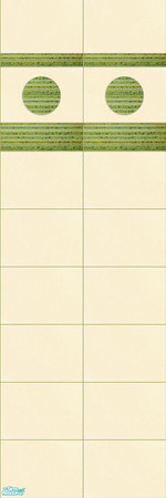 Sims 2 — Opium Green Wall 3 by triss — Part of the green Opium Set. Unique tiles for bathroom or kitchen.