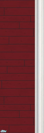 Sims 2 — Naughty Pine Siding in Red 3 by tamlfra — I recently made a sim version of the most expensive pet house in the