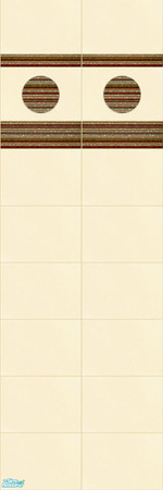 Sims 2 — Opium Set Brown Wall 3 by triss — Part of the brown Opium Set. Unique tiles for bathroom or kitchen.