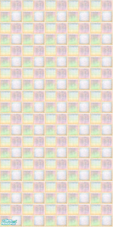 Sims 2 — Champagne - wall 1 by Mekhi — A lovely tiled wall in pastel colours, enjoy!