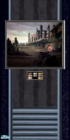 Sims 2 — Sci-fi Wall Set 2 - Luxury 05 Screen 2 by stephanie_b. — 
