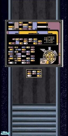 Sims 2 — Sci-fi Wall Set 2 - Luxury 05 Screen 1 by stephanie_b. — 