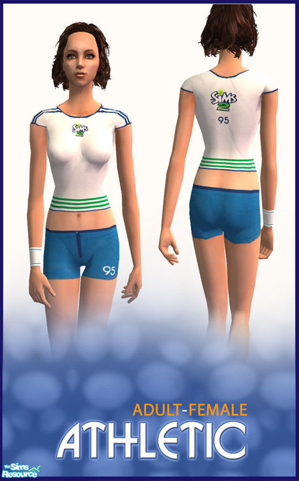 Sims 2 Speedos The Sims Resource - the SIMS 2 Olympians - women ATHLETIC gear