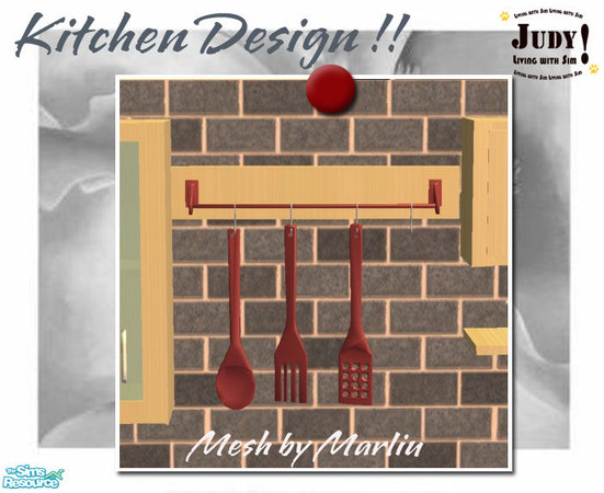 Sims 2 — Judy_DivaKitchen Set - Kitchen Item by judyhugsnoopy — Recolor Marilu Heros Kitchen Set. Hope you like it :D