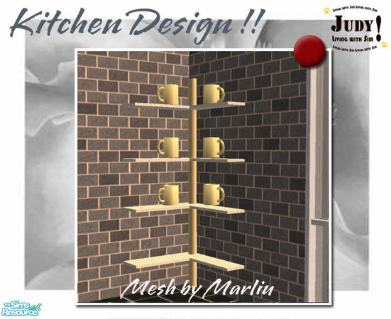 Sims 2 — Judy_DivaKitchen Set - Eckbord by judyhugsnoopy — Recolor Marilu Heros Kitchen Set. Hope you like it :D Please