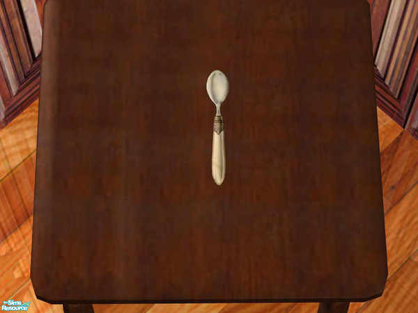 Sims 2 — Silverware - Spoon by ShinoKCR — 
