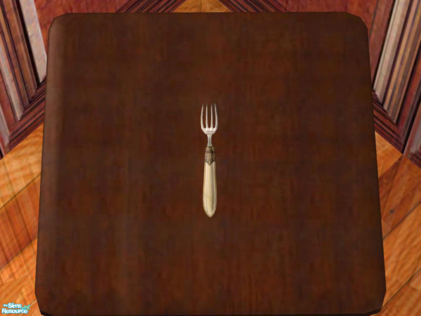 Sims 2 — Silverware - Fork by ShinoKCR — 