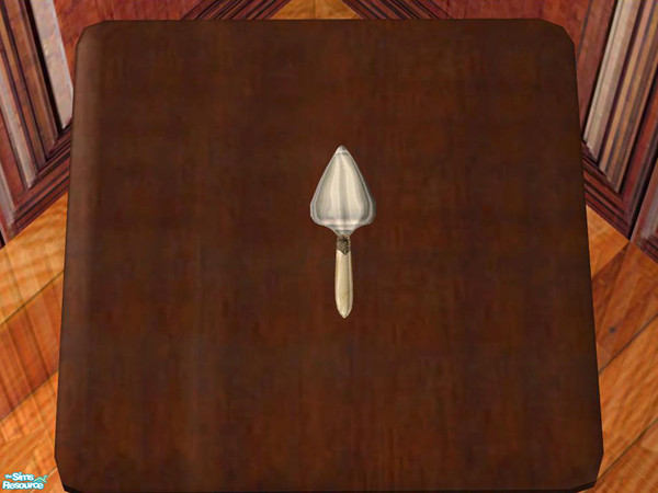 Sims 2 — Silverware - Cakeserver by ShinoKCR — 