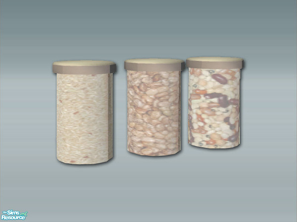 Sims 2 — Lucca Kitchen - Storage Jars by Shakeshaft — Part of a new kitchen set to compliment my Lucca Dining Room, set