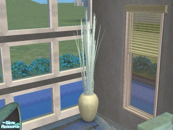 Sims 2 — Fashionable Contemporary 2 - Vase by EarthGoddess54 — Part of the Fashionable Contemporary 2 living room set.