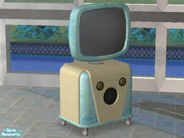 Sims 2 — Fashionable Contemporary 2 - TV by EarthGoddess54 — Part of the Fashionable Contemporary 2 living room set.