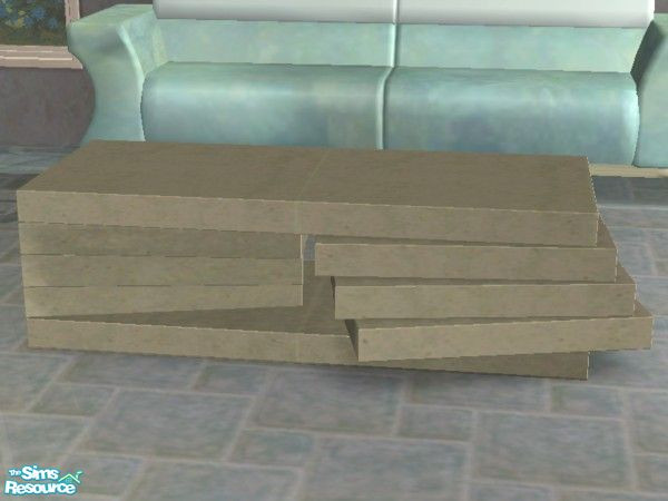 Sims 2 — Fashionable Contemporary 2 - Coffee Table by EarthGoddess54 — Part of the Fashionable Contemporary 2 living room