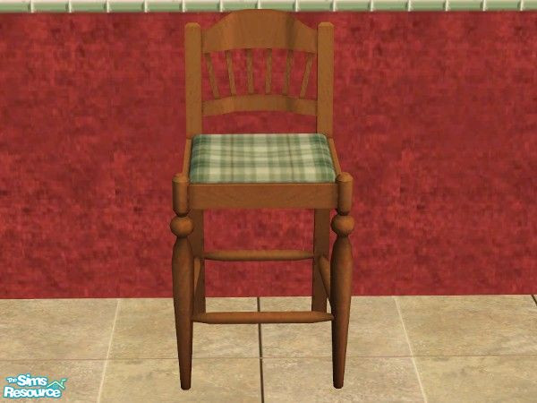 Sims 2 — TC41-Country Kitchen - Bar Stool by rgdyanne — Recolor of Seasons "Auntie May's Bar Stool"