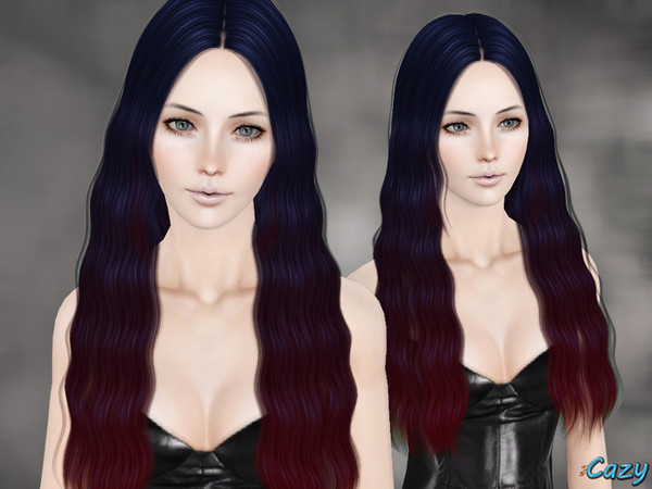 Sims 3 — Blackbird - Hairstyle T-E by Cazy — Hairstyle for Female, Teen through Elder All LODs included