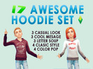 Sims 4 — 17 Awesome Hoodie Set by Pafmelap — Awesome children hoodie set: -Universal (Male and Female). -Standalone item,