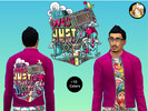Sims 4 — That Was Just a Dream  - Jacket for men by IamKupo — Jacket for men inspired by a dream full of candy colors and