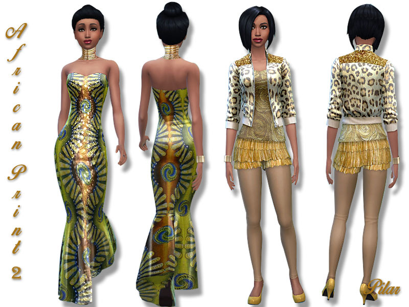 The Sims Resource - moschino outfit_barbie collection