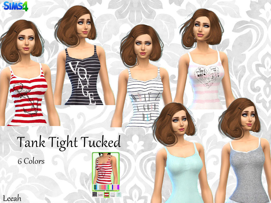 The Sims Resource - Tank Tight Tucked