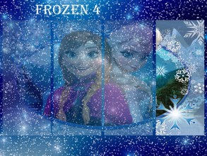 Sims 3 — SS Frozen  4-4 by SookieSue — SS Frozen, wallpaper with 4 parts and no-recolorable motives, put them together