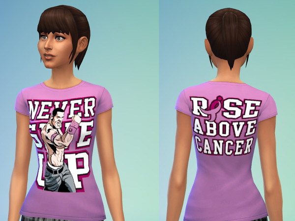 Sims 4 — WWE Diva Shirts Set 4 by MilanRKO — This is my fourth set with WWE Shirts for Females. As requested I included