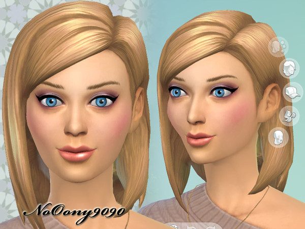 Sims 4 — Cat_eyeliner_v1 by NoOony90902 — my first creation ever hope you all like it .... cat eyeliner for your Sims 4
