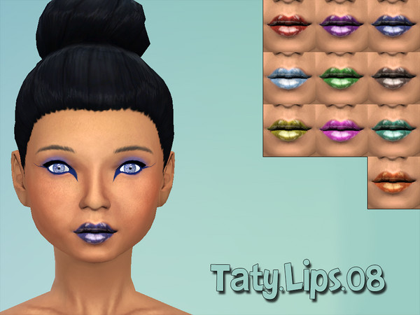 Sims 4 — [Ts4]Taty_Lips_08 by tatygagg — -Female -Teen, Young Adult, Adult, Elder