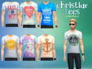 Sims 4 — Christian Tee Set by SherAbel_20 — A bundle of Christian Tees for your male sims! :) Hope you like it.