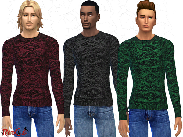 The Sims Resource - Male Set 001 Sweaters
