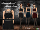 Sims 4 — Diamonds and Rivets Dress by Katherine1091 — Do you like diamonds? Do you like rivets? I have the perfect dress