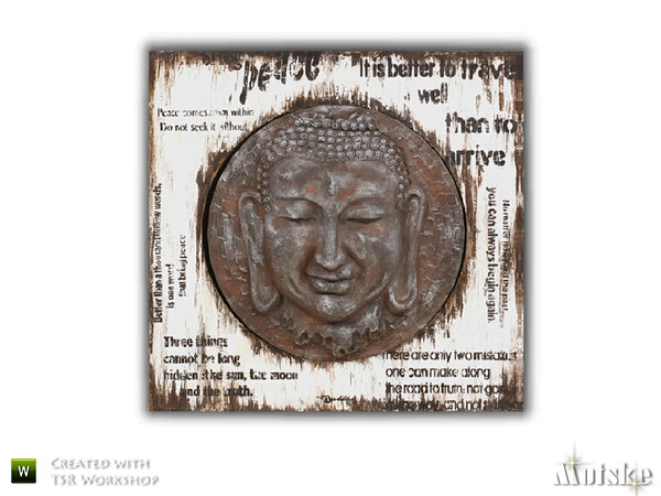 Sims 4 — Croxton Buddha Painting by Mutske — This painting are part of the Croxton Set. Environment 2. Made by