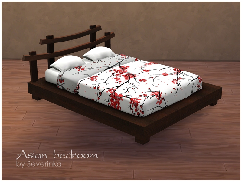 The Sims Resource Double Bed Fix, Asian Bed Frame