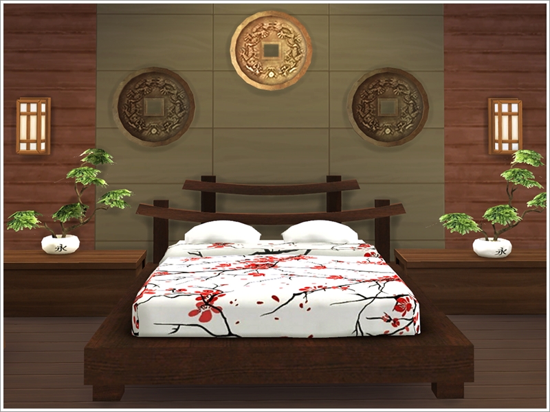 Severinka S Asian Bedroom, Asian Style Queen Bed Frame