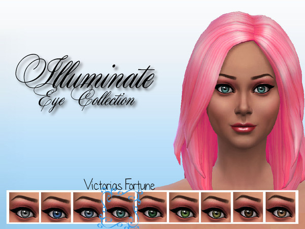 Sims 4 — Aqua by fortunecookie1 — Illuminate your sims lives with these new eyes! These eyes have been made with special