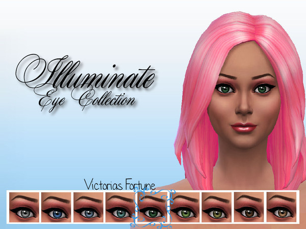 Sims 4 — Green by fortunecookie1 — Illuminate your sims lives with these new eyes! These eyes have been made with special