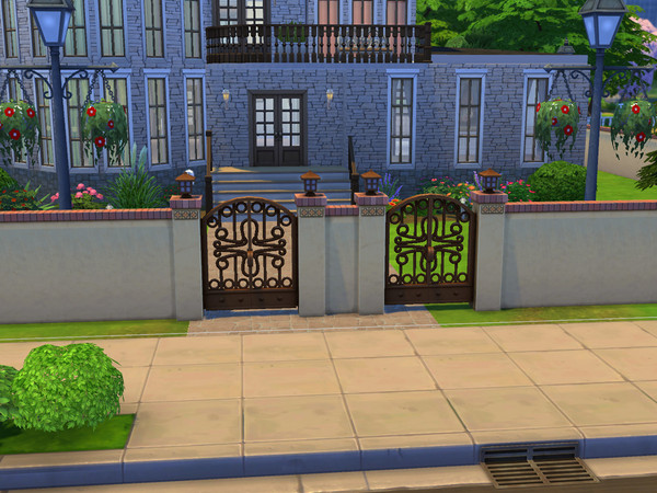 Sims 4 — Blue manor by cashynia — That my first mansion for a rich people, I create that for my first family Dion-Angelil