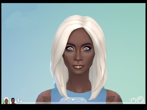 Sims 4 — Pink Heart Contact Lenses by plumbobfae — Pink heart contact lenses for your sims of all ages and genders. 