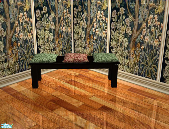Sims 2 — Sasilia Newport - Dining room - recolor - Small Bench by ShinoKCR — 