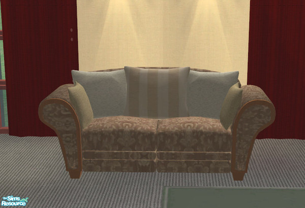 Sims 2 — Carmen Living room - Part 2 - Loveseat by Elize-37sims — Part of the Carmen Living Room. Look for recolors as