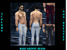 Sims 4 — Male jeggins by GGeorgge2 — Find like female leggins. Under sock selection