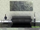 Sims 3 — Cultural Stone Wall Art by Janiecrackcorn — My first upload! A very cultural stone art that will define your