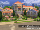 Sims 4 — Villa Casablanca by FarynGal2 — Villa Casablanca is a perfect home for your growing sims family. On the left