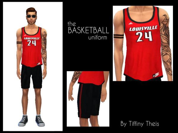 The Sims Resource - Basketball uniforms Miami Heat